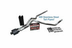 2.5" Dual Exhaust Kit for Dodge Ram 1500 (2019–2025) - Stainless, Black Tip