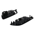 Set of 2 Interior Door Handles for Chevy Silverado (2007–2013) Black