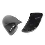 Carbon Fiber Black Side Mirror Cover Caps for VW Golf MK6 (2009-2013)