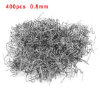 400pcs 0.8mm 0.031 Wave Staples Hot Stapler for Car Bumper Weld Repair