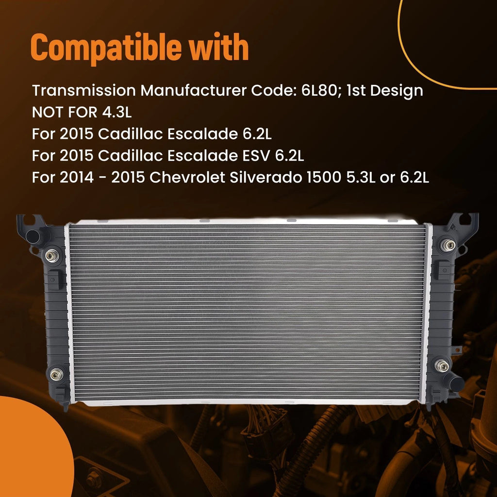 Radiator for Chevrolet Suburban, GMC Yukon XL (2015)