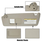 Front Left Sun Visor for Toyota Highlander (2004–2007) 74320-48260-A0