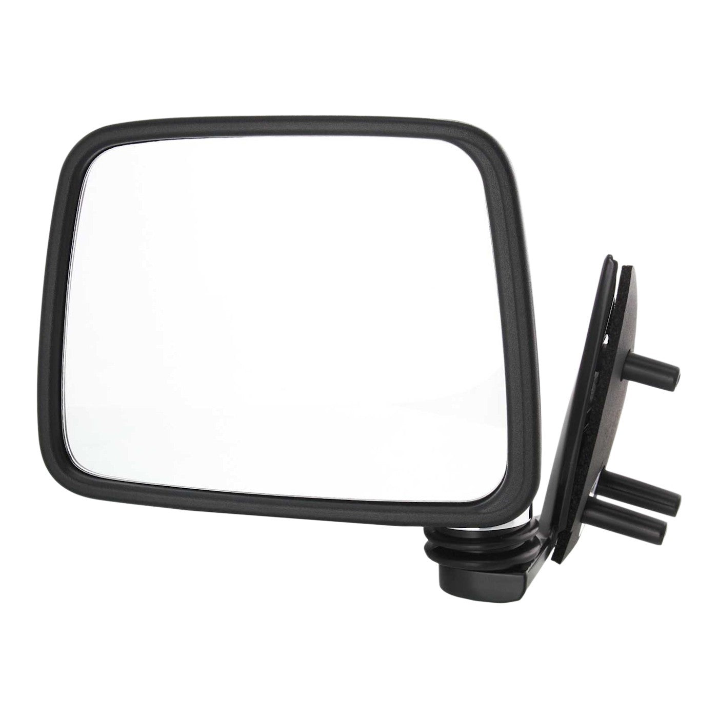 Manual Mirror for Nissan D21 (1986–1994) Left Black Base Chrome