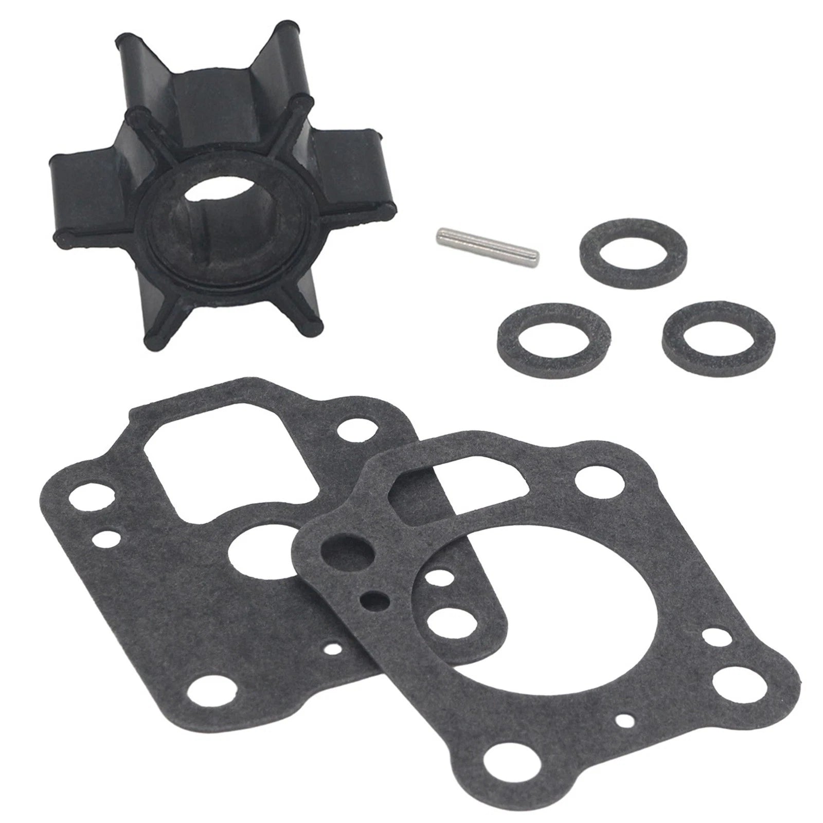 Outboard Water Pump Impeller with Gasket for Nissan Tohatsu 4-6 HP (369-65021)
