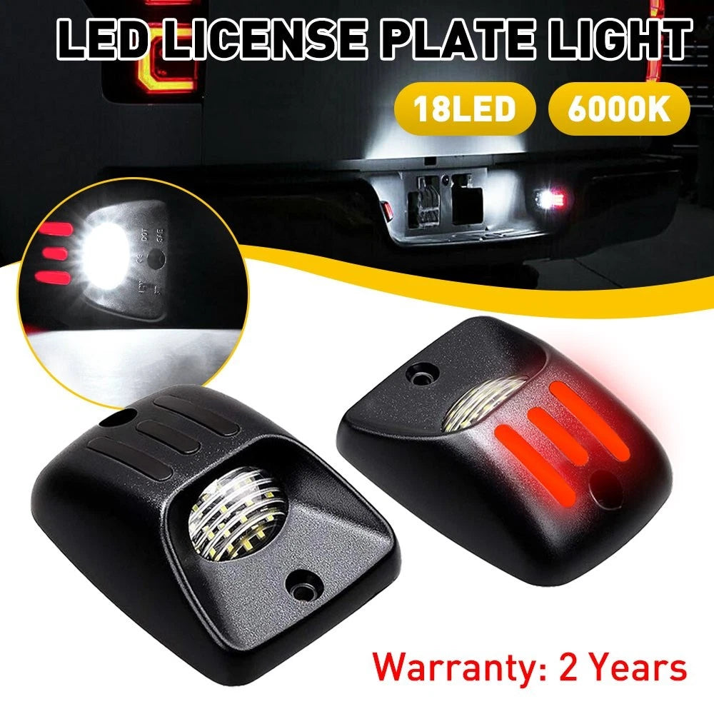 LED License Plate Rear Light Assembly for Toyota Tacoma (1995–2004)