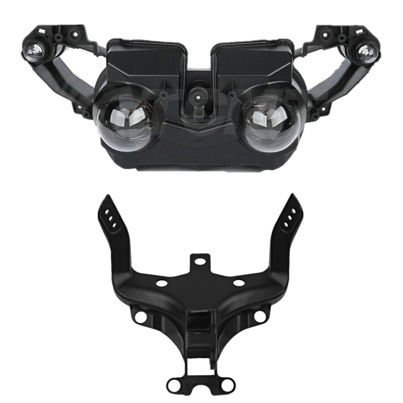 Front Headlight Assembly & Fairing Stay Bracket for Yamaha YZF R1 (2009–2011)
