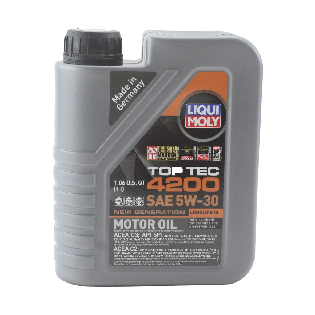 8L Liqui Moly Top Tec 4200 5W-30 Engine Oil Change Kit for Audi RS6 (2003–2010)