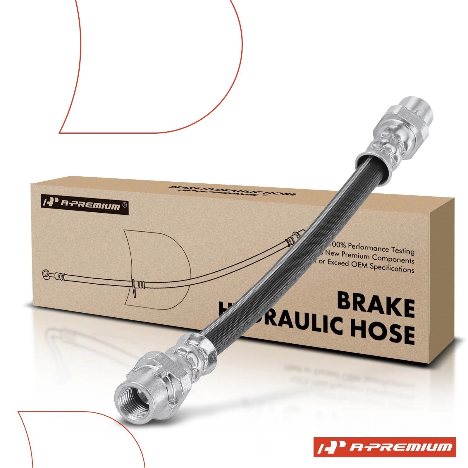 Rear Inner Brake Hydraulic Hose for BMW 328i 335i 335is 330i (2007–2013)