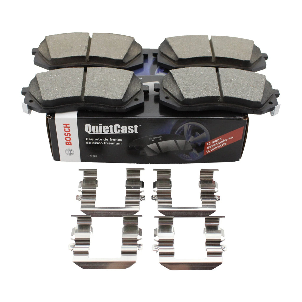 Set of 4 Bosch QuietCast Ceramic Brake Pads for Kia Sonata (2011–2019)