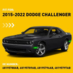 Front Rear LED Bumper Side Marker Lights Smoked for Dodge Challenger (2015–2023)