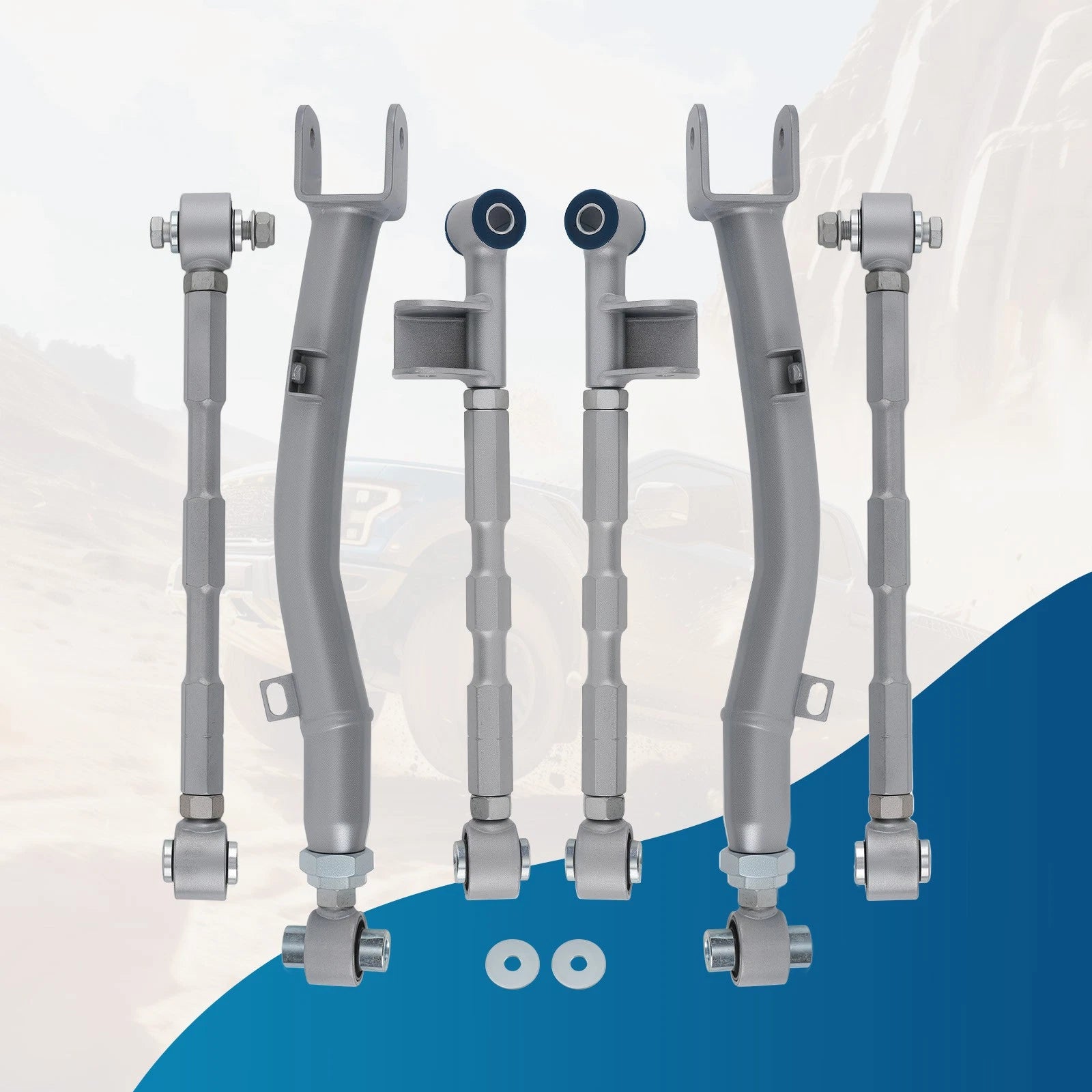 Pillow Ball Rear Lateral Links & Trailing Arms for Subaru Impreza WRX (2002–2007)