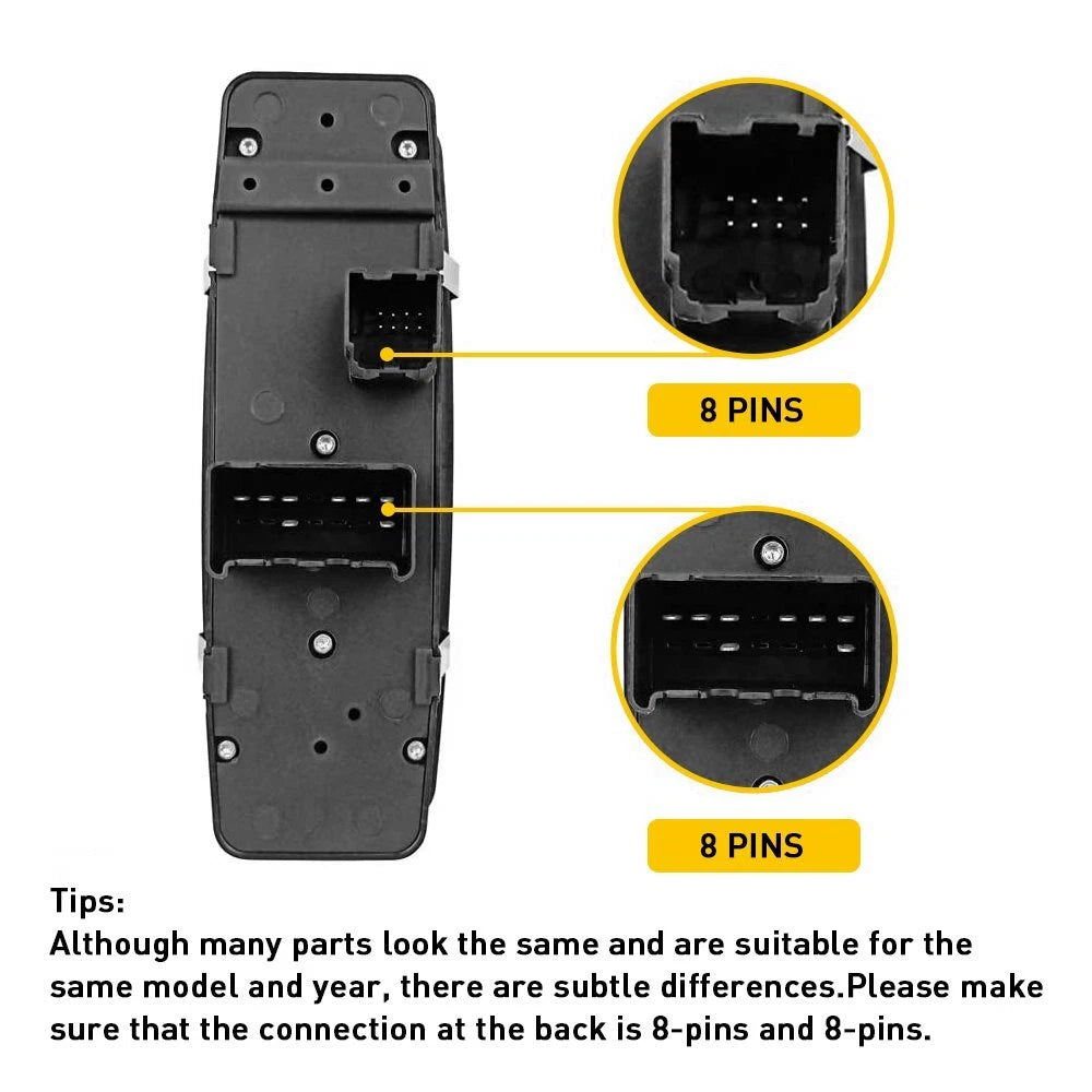 Master Window Switch for Dodge Grand Caravan Chrysler Town & Country (2008–2011)