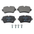 Set of 4 Hella Rear Low-Met Disc Brake Pads for Audi A8 Quattro Q7 Q8 S7 SQ7 SQ8