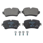 Set of 4 Hella Rear Low-Met Disc Brake Pads for Audi A8 Quattro Q7 Q8 S7 SQ7 SQ8