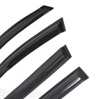 Set of 4 Window Visors for Toyota RAV4 (2006–2012) Black Acrylic