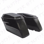 Unpainted Hard Saddlebag Set w/ Lids for Harley Touring (2014–2024)