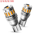 Set of 2 AUXITO T10 Amber 13LED License Plate Side Marker Light Bulbs for [Make Model] 
