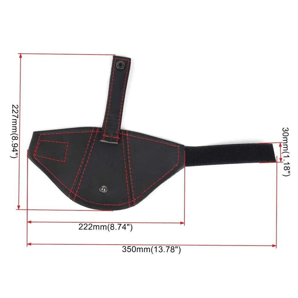 Genuine Leather Bucket Seat Belt Guide Holder for JDM Vehicles