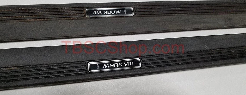 Set of 2 Door Sill Plates for Lincoln Mark VIII (1993–1996) OEM