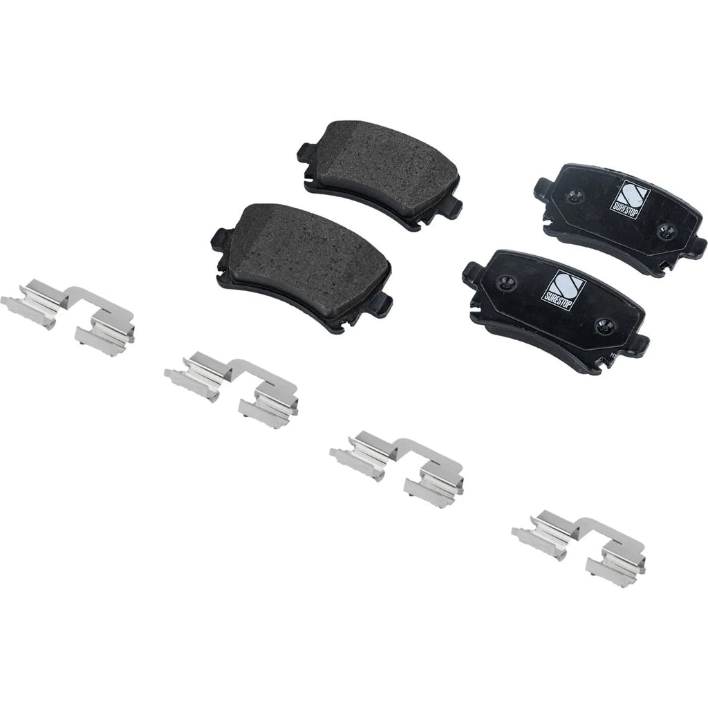 Brake Disc Rotors and Pads Kit for VW Tiguan Jetta GTI A3