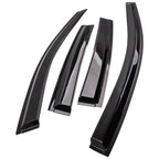 4X Smoke Acrylic Window Visor Rain Guard for Honda CR-V (2007–2011)