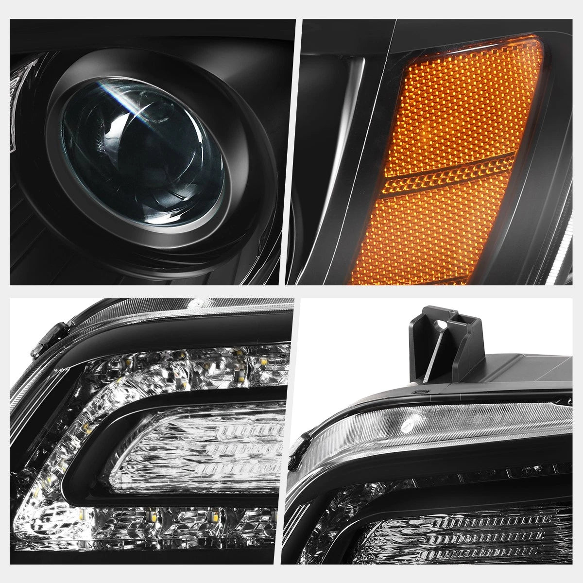Left Side LED DRL Projector Headlight for Chrysler 300 (2011–2014)