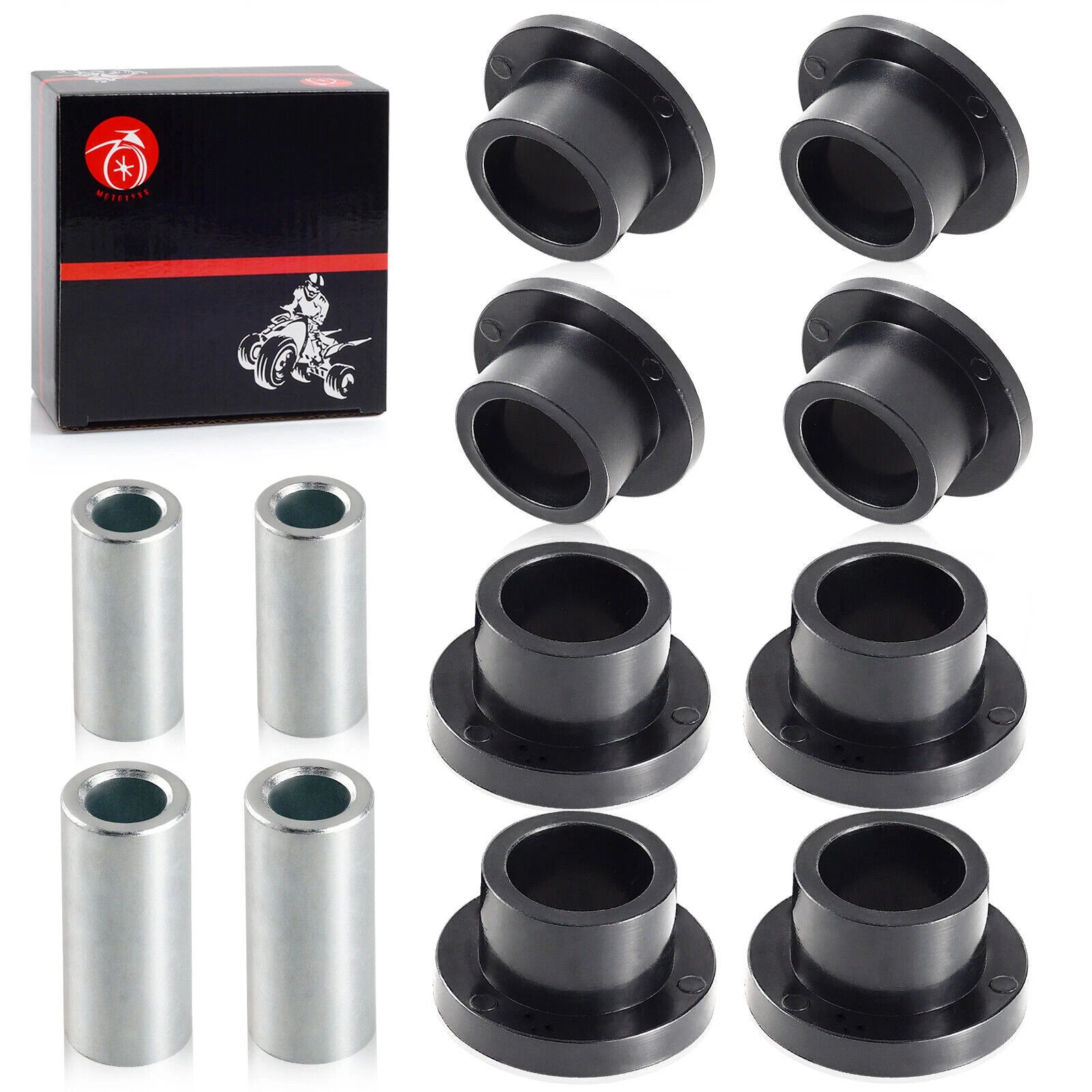 Front Shock Bushing Sleeve Kit for Polaris RZR 800 (2008–2014), RZR 570 (2012–2022)