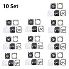 Set of 10 Carburetor Gasket Diaphragm Kit for ZAMA GND-105 C1M-EL44