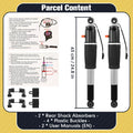 Pair Rear Shock Absorbers for Cadillac Escalade, Chevrolet Tahoe, Suburban, GMC Yukon (2015–2020) 84176675