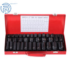 35pcs 1/2" Deep Impact Socket Set for Metric Vehicles (8-32mm)
