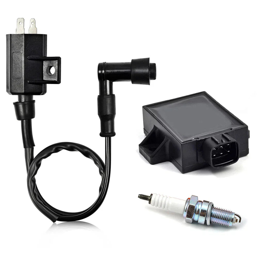 2 x Ignition Coil Spark Plug CDI for Kawasaki Bayou 250/220 (1999–2004)