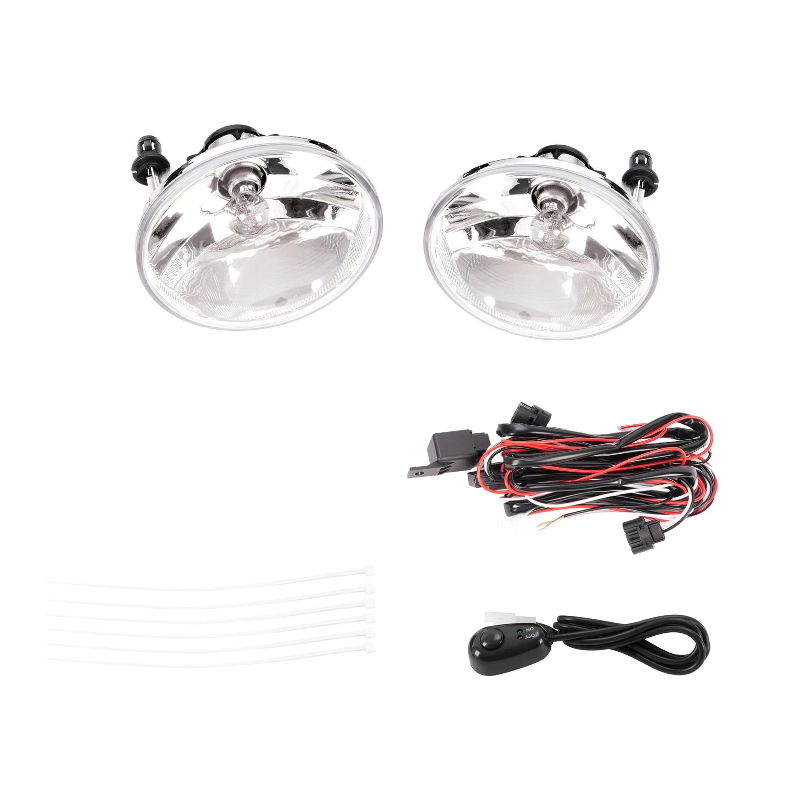 Pair Fog Lights for Chevy Colorado GMC Sierra (2007-2022)
