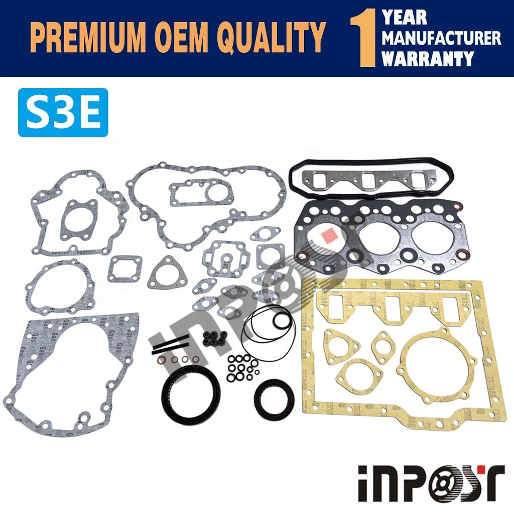 Full Gasket Kit with Head Gasket for Mitsubishi S3E S3E2