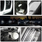LED DRL Bar Projector Headlights for Jeep Grand Cherokee (2014–2016)