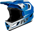 Fly Racing Yth Rayce Sonar Helmet for Youth Bicycle (Blue/White/Black)