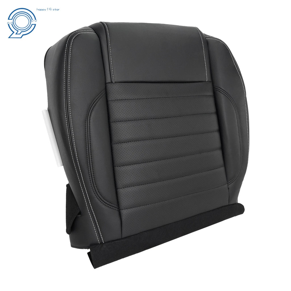 Leather Perforated Passenger Bottom Seat Cover for Ford Mustang GT (2010–2014)