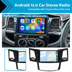 Android 12.0 Car Stereo Radio for Toyota Hilux (2005–2014)