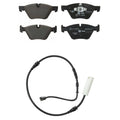 Hella Front Low-Met Disc Brake Pad Set w/Sensor for BMW E82 E88 128i (2010–2011)