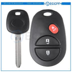 2 Remote Keys & Ignition Keys for Toyota Tundra (2007–2013)