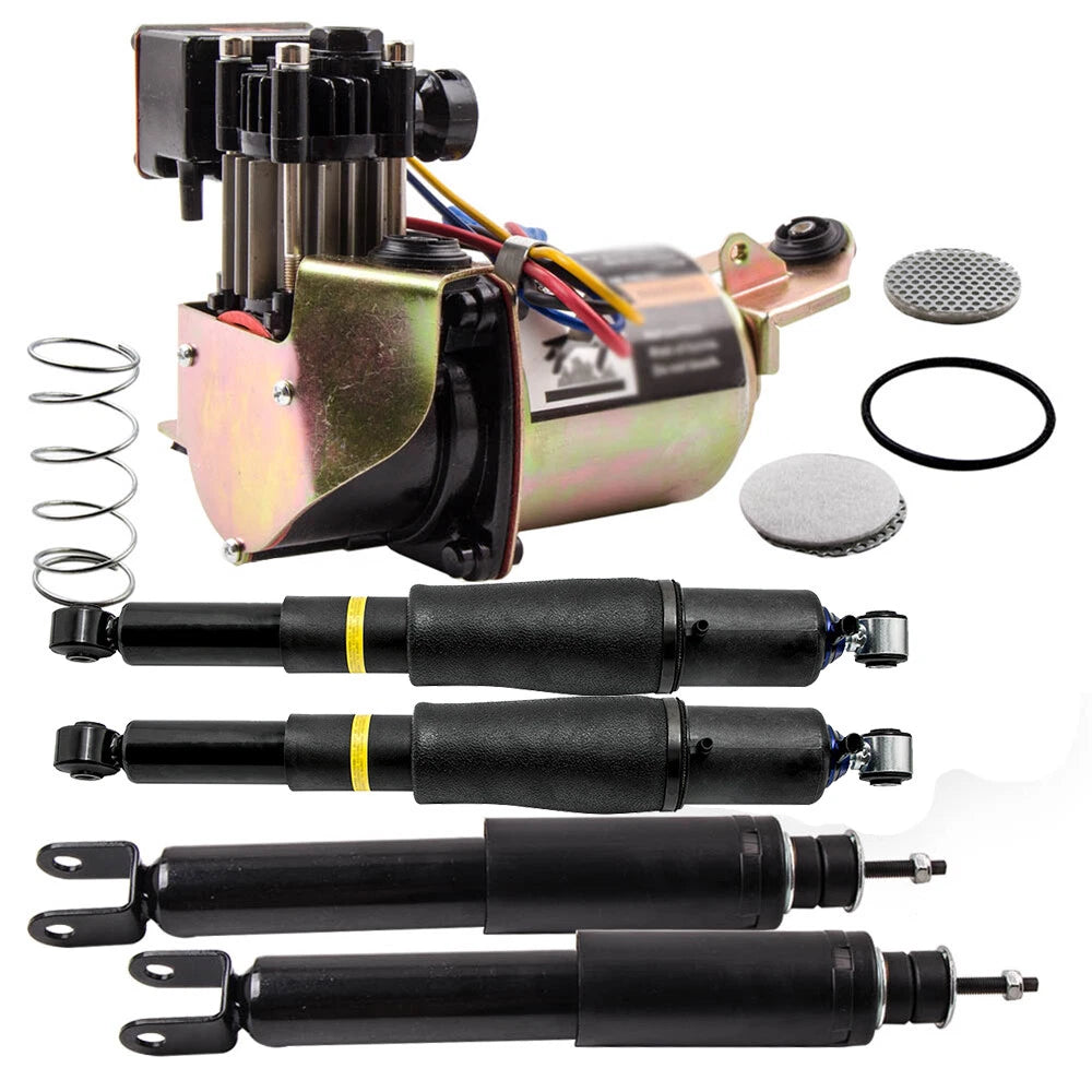 Suspension Shock & Compressor Kit for Cadillac Escalade GMC Yukon (2002–2020)