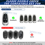 Smart Key Cover Holder with Keychain for Hyundai Sonata Tucson (2020-2022)