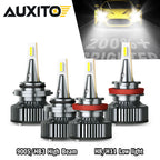 AUXITO LED Headlight Combo H11 9005 for Ford F-150 (2015–2019)