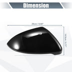 Right Mirror Cover Cap for Volkswagen Golf MK7, E-Golf (2013–2020) Gloss Black