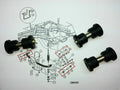Front and Rear Leaf Spring Bushing Kit for Club Car DS (1981-2023)