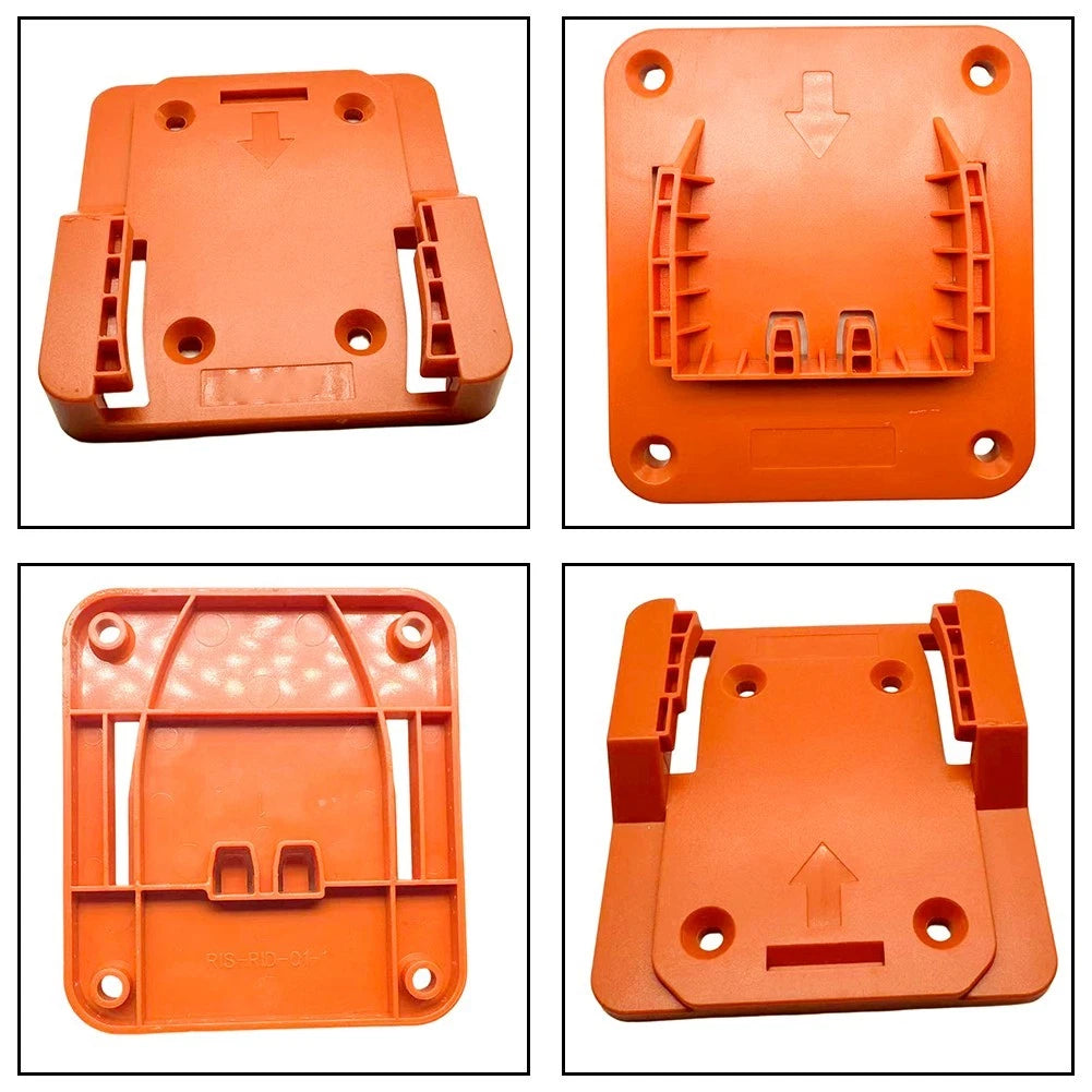 Battery Rack for RIDGID 18V Tools (with Integrated Tool Hanger)