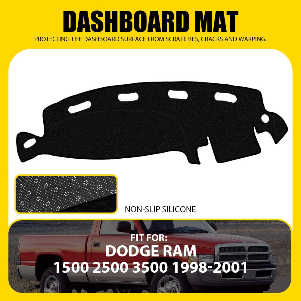 Dash Mat Cover for Dodge Ram 1500 2500 3500 (1998–2001)