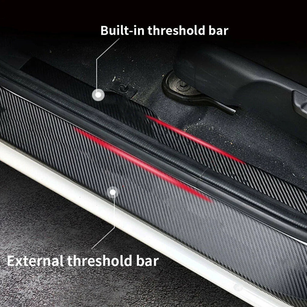 Leather Hatch Trunk Door Sill Guard Pedal Cover Toyota RAV4 (2020–2024)