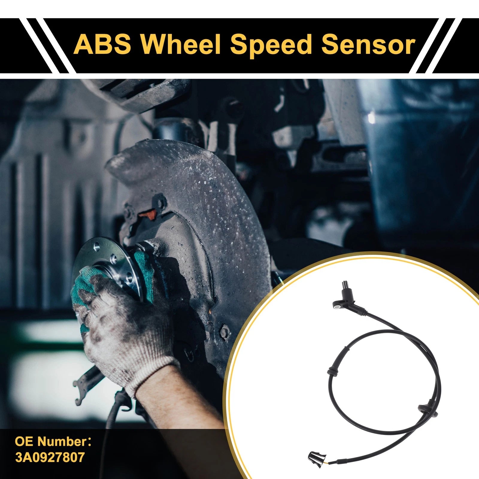 ABS Wheel Speed Sensor No. 3A0927807 for Volkswagen Passat (1994–1997)