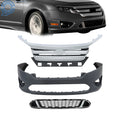 Front Bumper Cover Assembly with Grills and Chrome Trim for Ford Fusion (2010–2012)
