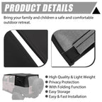 Soft Top with Tinted Windows for Jeep Wrangler JK Unlimited (2007–2009)